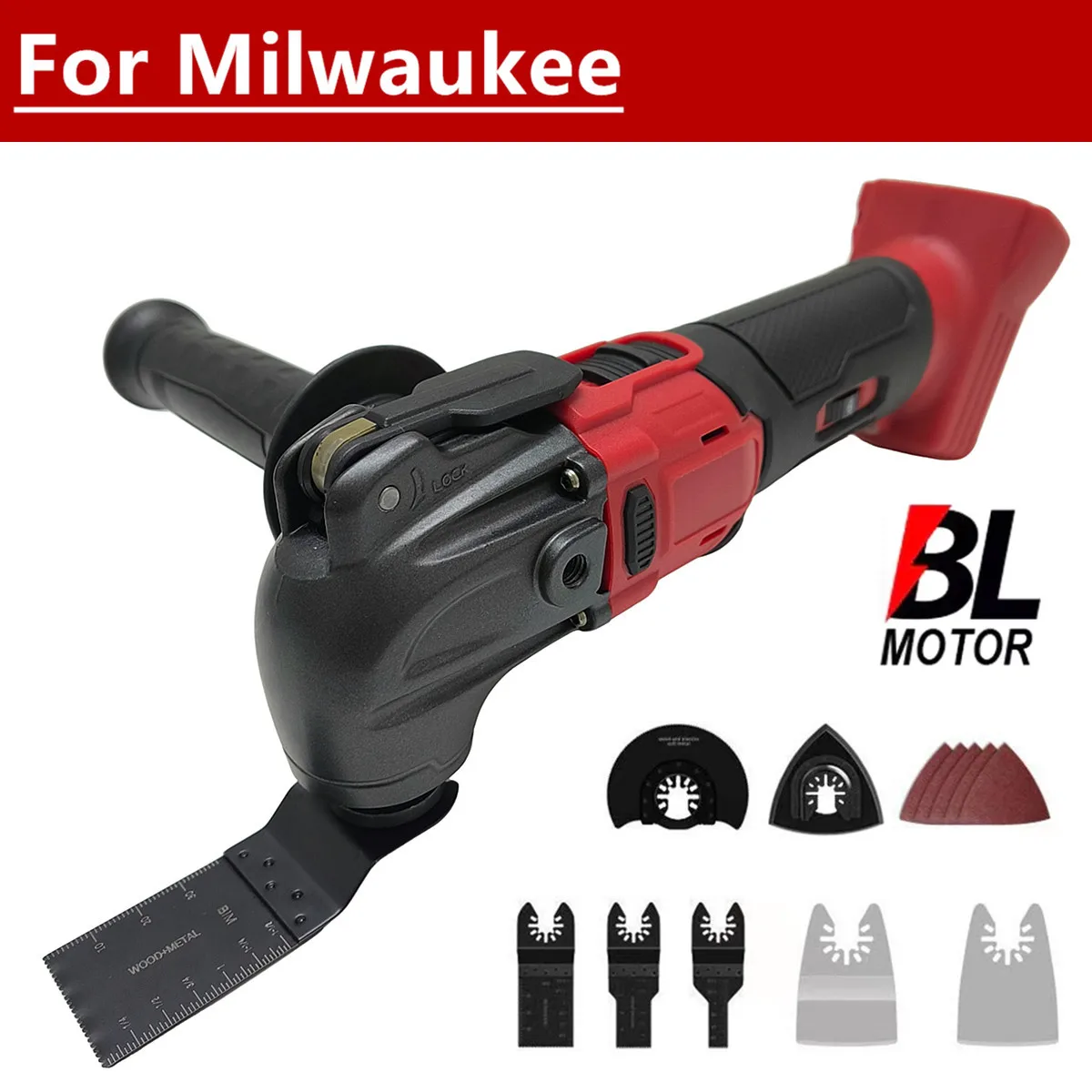 Brushless Oscillating Multi Function Tool 6 Gears Cordless Vibration Trimmer Cutting Saw Tools For Milwaukee 18V Battery
Brushless Oscillating Multi Function Tool 6 Gears Cordless Vibration Trimmer Cutting Saw Tools For Milwaukee 18V Battery
