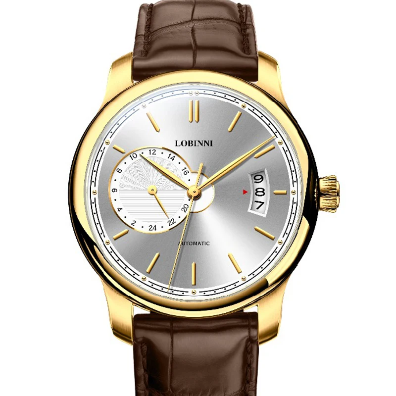 Switzerland Luxury Brand LOBINNI MIYOTA Automatic Mechanical Men's Watches 24 Hour Sub-dial Waterproof Sapphire Clocks L12036
Switzerland Luxury Brand LOBINNI MIYOTA Automatic Mechanical Men's Watches 24 Hour Sub-dial Waterproof Sapphire Clocks L12036