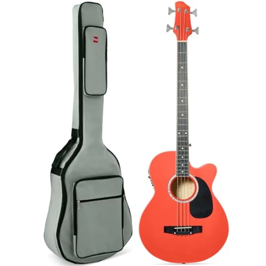 Acoustic Electric Bass Guitar for live performance, solid spruce top with mahogany back/sides, natural finish, built-in preamp
Acoustic Electric Bass Guitar for live performance, solid spruce top with mahogany back/sides, natural finish, built-in preamp