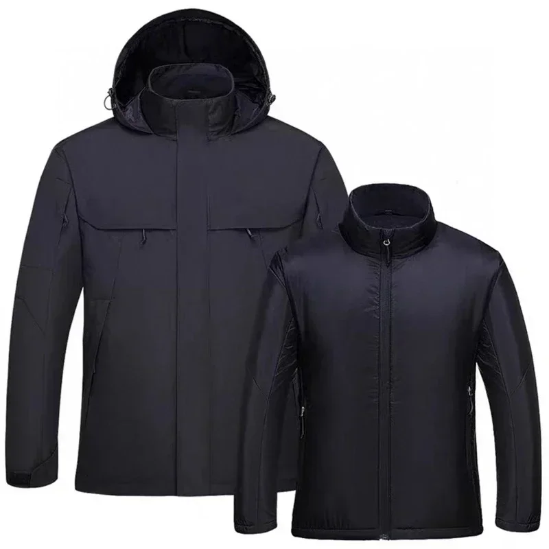 Outdoor 3 in 1 Tactical Windbreaker Coat Outdoor Hiking Detachable Autumn Winter Two-piece Set Thickened Waterproof Jacket
Outdoor 3 in 1 Tactical Windbreaker Coat Outdoor Hiking Detachable Autumn Winter Two-piece Set Thickened Waterproof Jacket
