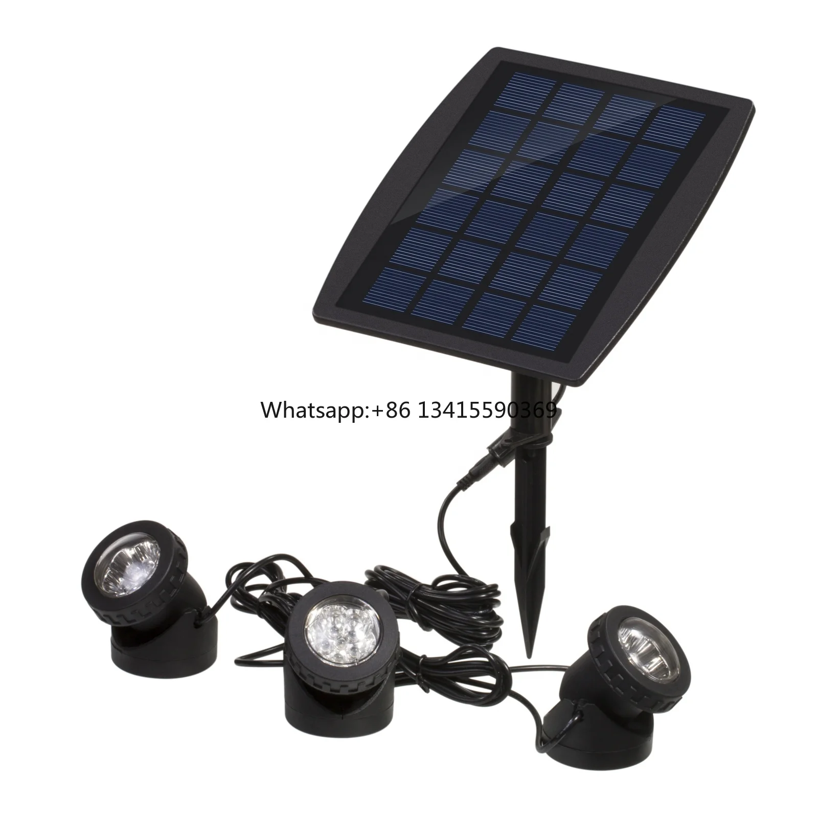 Solar Pond Spotlights Waterproof Submarine Landscape Spotlight Security Lighting Solar Underwater Lights with 3 Heads
Solar Pond Spotlights Waterproof Submarine Landscape Spotlight Security Lighting Solar Underwater Lights with 3 Heads