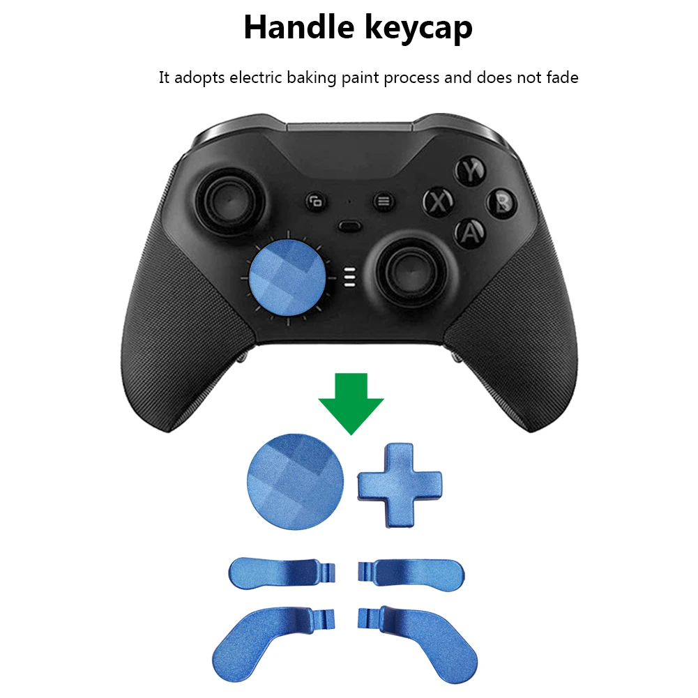 6pcs Game Controller Joystick Trigger Button Set Gamepad Trigger Replacement for XBOX ONE ELITE 2 Accessory