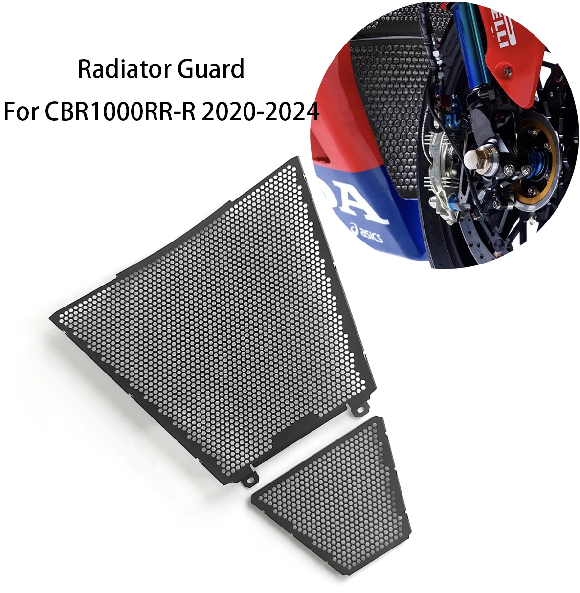 For Honda CBR1000RR-R 2020-2024 Motorcycle Radiator Grille Guard Cover Protective Water Tank Cooler Protector
For Honda CBR1000RR-R 2020-2024 Motorcycle Radiator Grille Guard Cover Protective Water Tank Cooler Protector