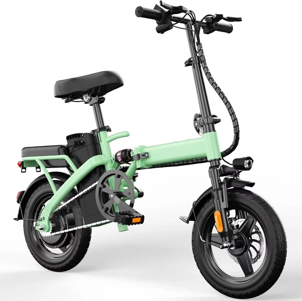 Foldable Electric Bike for Adults, 14" Folding E-Bike with 500W Motor, Electric Bicycle with 48V Removable Battery
Foldable Electric Bike for Adults, 14" Folding E-Bike with 500W Motor, Electric Bicycle with 48V Removable Battery