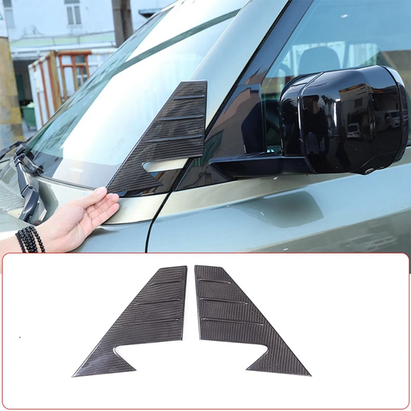 Dry Carbon Fiber Car A Pillar Triangle Cover Decoration A Pillar Cover For Land Rover Defender 90 110 2020-2023
Dry Carbon Fiber Car A Pillar Triangle Cover Decoration A Pillar Cover For Land Rover Defender 90 110 2020-2023