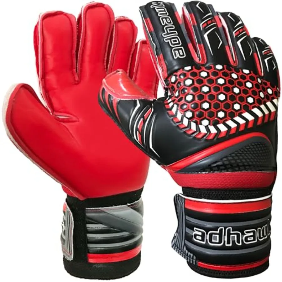 Goalkeeper Gloves - Premium Quality Latex Palm with Finger Spine Protection and Double Layer Wristband - Premium Designed Goali
Goalkeeper Gloves - Premium Quality Latex Palm with Finger Spine Protection and Double Layer Wristband - Premium Designed Goali