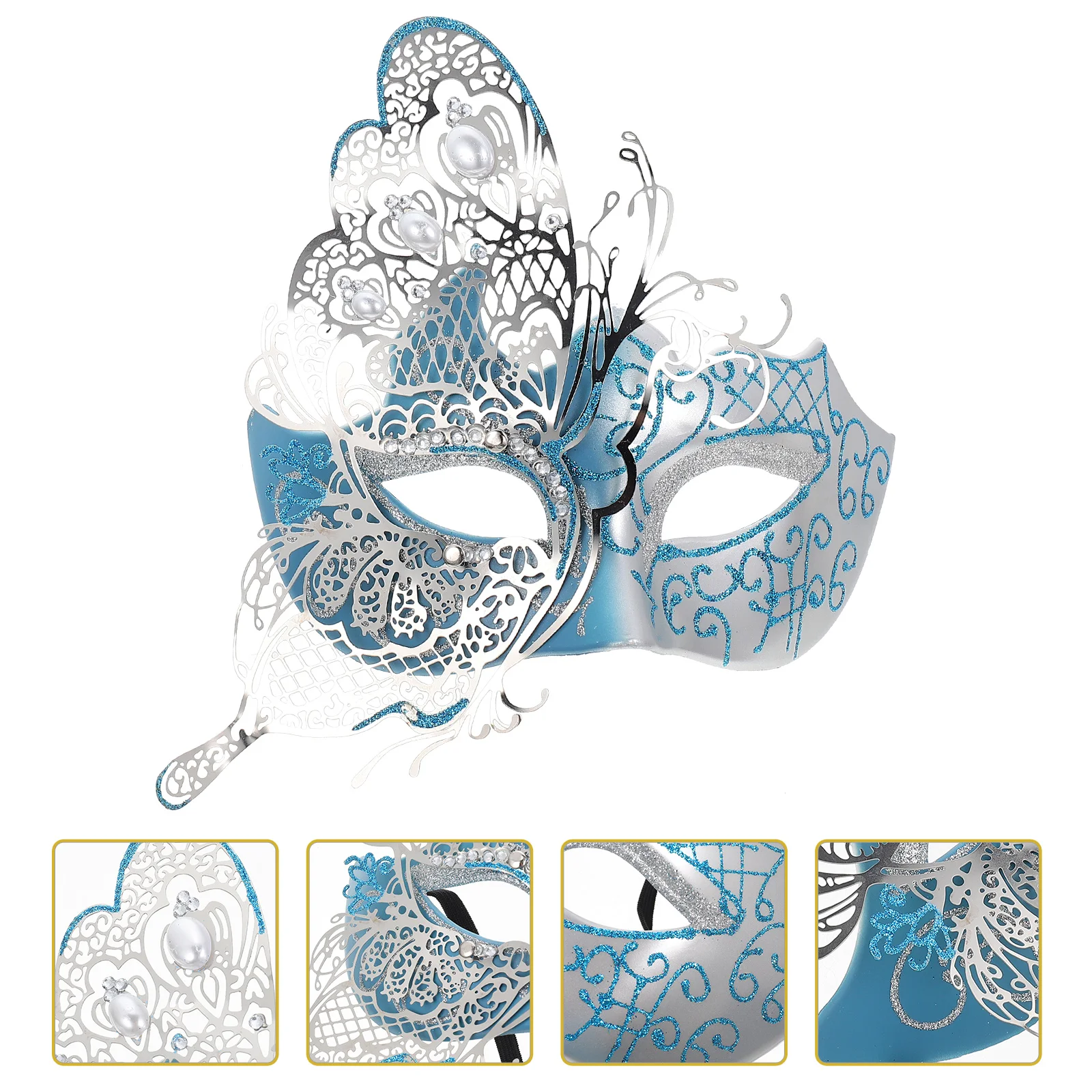 Masquerade Masks Diamond Butterfly for Halloween Princess Cosplay Half-face Decor
Masquerade Masks Diamond Butterfly for Halloween Princess Cosplay Half-face Decor
