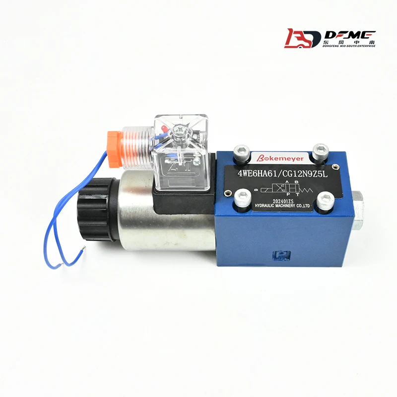 Solenoid Valve 4WE6G61B/CG12N9Z5L Hydraulic Electromagnetic Directional Valve Automobile Parts Supplier
Solenoid Valve 4WE6G61B/CG12N9Z5L Hydraulic Electromagnetic Directional Valve Automobile Parts Supplier