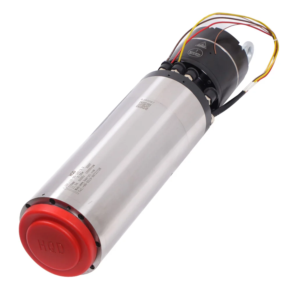 HQD High Speed 18000RPM BT30 3.2Kw CNC Spindle Motor With Bearing Water Cooling & VFD Drive For Milling GDL110-30-18Z/3.2
HQD High Speed 18000RPM BT30 3.2Kw CNC Spindle Motor With Bearing Water Cooling & VFD Drive For Milling GDL110-30-18Z/3.2