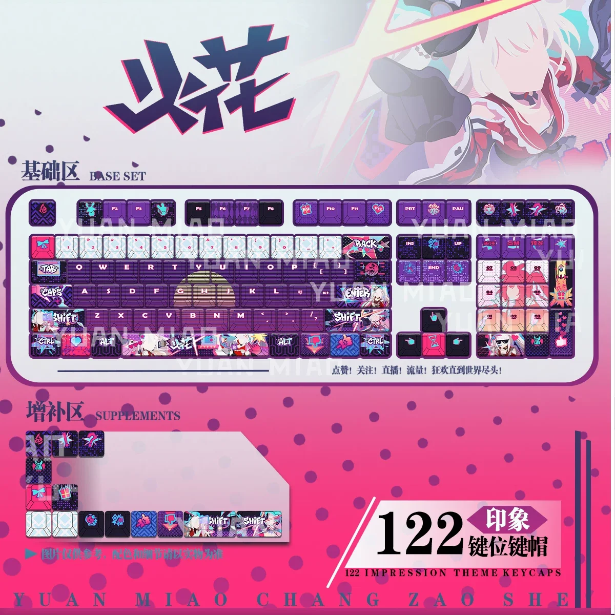 Anime Honkai: Star Rail Sparxie Cosplay Cartoon Keycap Model Original Factory Keycaps Keyboard Cap Prop Fans Accessories Gift
Anime Honkai: Star Rail Sparxie Cosplay Cartoon Keycap Model Original Factory Keycaps Keyboard Cap Prop Fans Accessories Gift