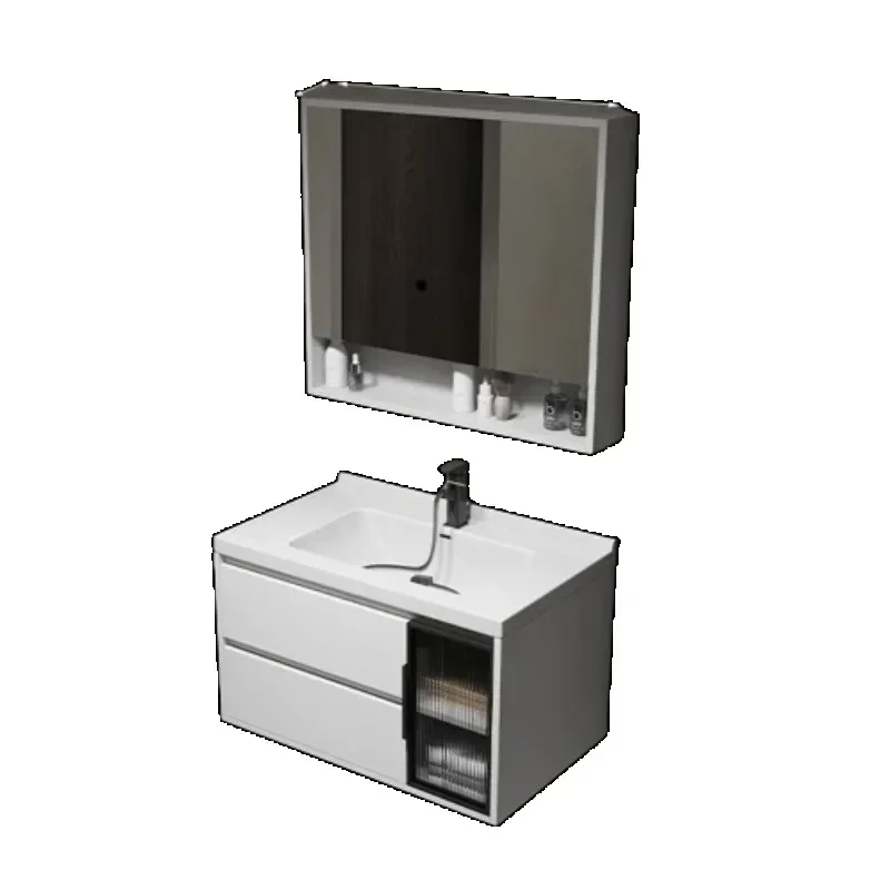 Ceramic Integrated Washbasin Bathroom Cabinet Combination Modern Minimalist Light Luxury Washbasin Set Toilet Furniture
Ceramic Integrated Washbasin Bathroom Cabinet Combination Modern Minimalist Light Luxury Washbasin Set Toilet Furniture