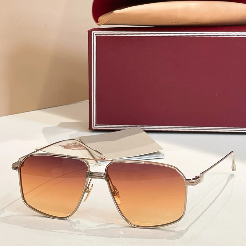 JAGGER Vintage Craft Double Bridge Sliver Pilot Sunglasses for Men Classical Light Luxury Alloy Solar Glasses for Male
JAGGER Vintage Craft Double Bridge Sliver Pilot Sunglasses for Men Classical Light Luxury Alloy Solar Glasses for Male