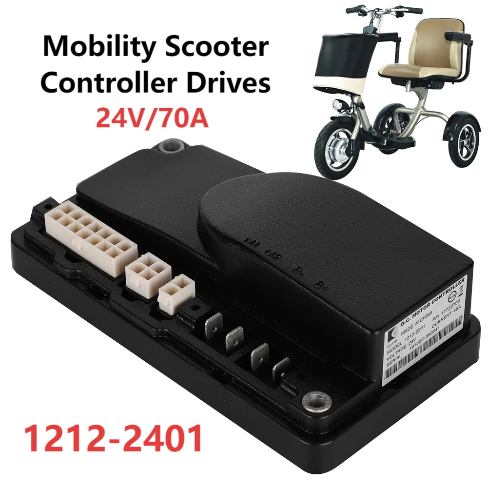 24V/70A 1212-2401 Controller Drives for CURTIS Elderly E-Mobility Scooter Controller Magnet Brushed DC Motor Controller
24V/70A 1212-2401 Controller Drives for CURTIS Elderly E-Mobility Scooter Controller Magnet Brushed DC Motor Controller