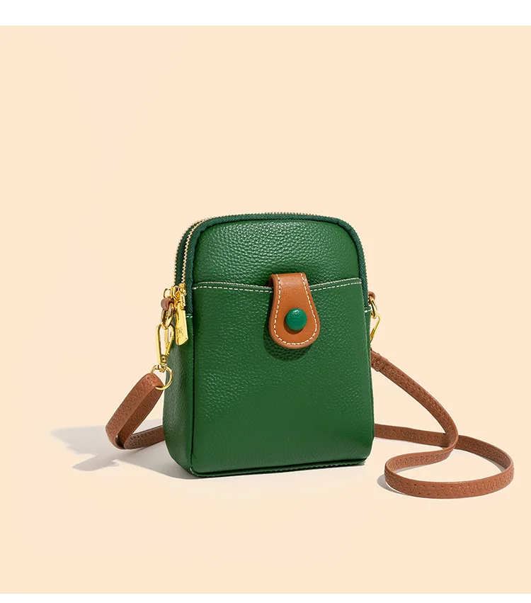 Genuine leather new niche top layer cowhide mobile phone bag for women's crossbody bag leisure women's bag multifunctional
Genuine leather new niche top layer cowhide mobile phone bag for women's crossbody bag leisure women's bag multifunctional