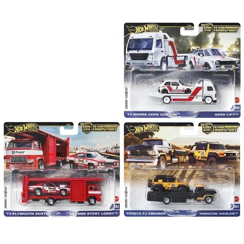 Hot Wheels Team Transport HONDA CIVIC/TOYOTA FJ/PLYMOUTH DUSTER Car Culture Metal Diecast Model Car FLF56-9C7G
Hot Wheels Team Transport HONDA CIVIC/TOYOTA FJ/PLYMOUTH DUSTER Car Culture Metal Diecast Model Car FLF56-9C7G