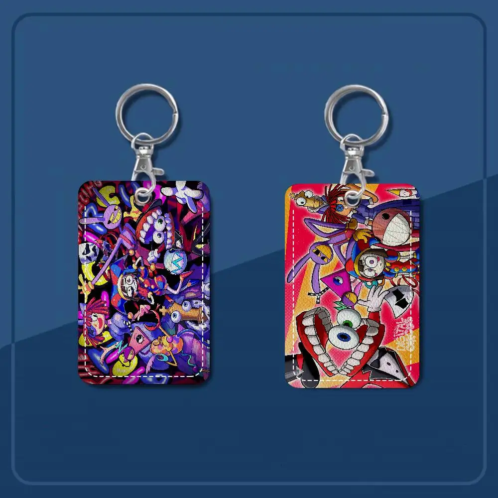 THE A-AMAZING D-DIGITAL CIRCUS Cartoon Keychain Card Holders Keyring Bank Bus ID Credit Cards Key Ring Chains
THE A-AMAZING D-DIGITAL CIRCUS Cartoon Keychain Card Holders Keyring Bank Bus ID Credit Cards Key Ring Chains