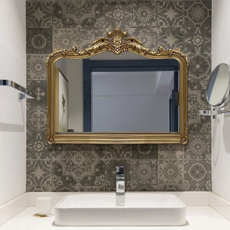 ltRetro bathroom mirror French makeup desktop carved desktop European makeup American classical custom bathroom mirror
ltRetro bathroom mirror French makeup desktop carved desktop European makeup American classical custom bathroom mirror