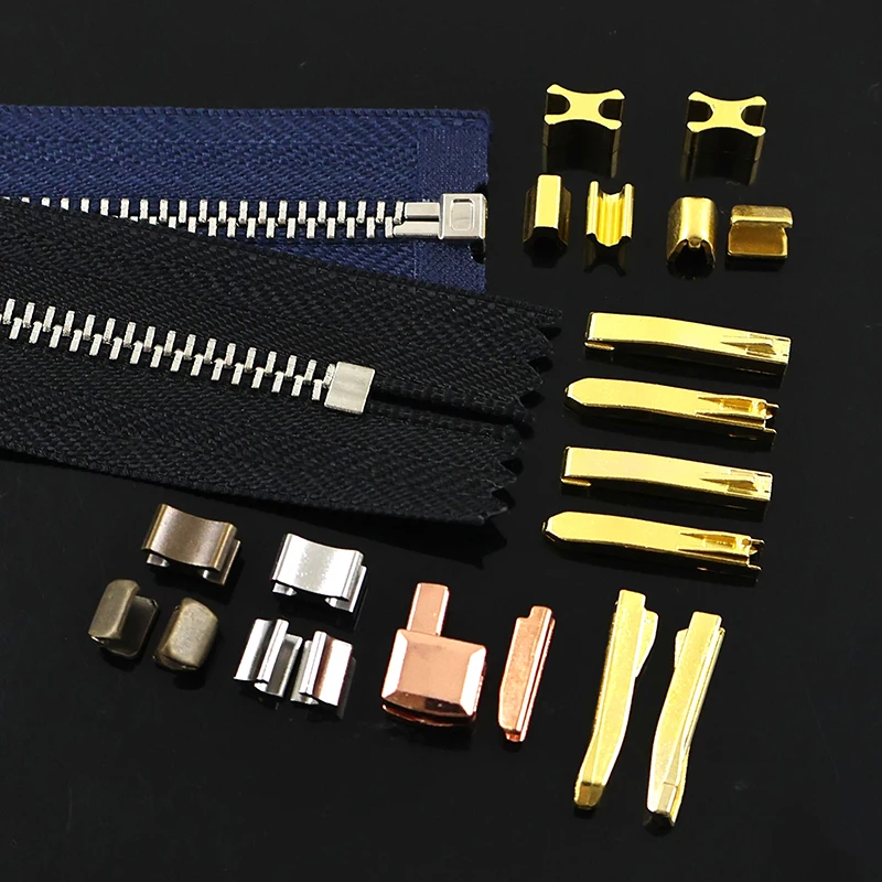 20/50Pcs 3# 5# 8# 10# Metal Zipper Replacement Repair Kit Clothes Zippers Anti Slip Tail Stop Stopper Zip End Lock DIY Supplies
20/50Pcs 3# 5# 8# 10# Metal Zipper Replacement Repair Kit Clothes Zippers Anti Slip Tail Stop Stopper Zip End Lock DIY Supplies