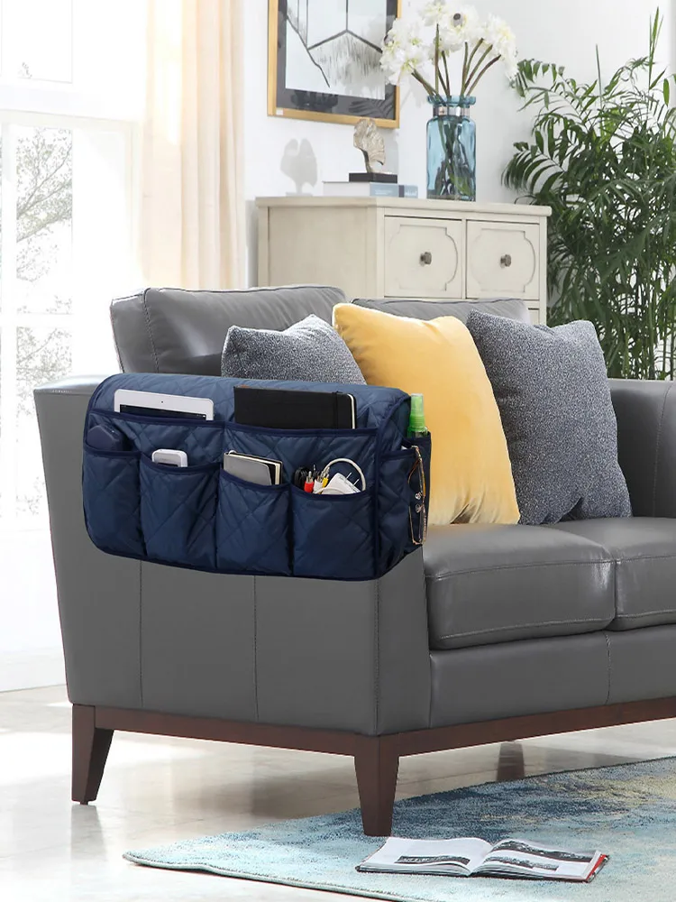 Sofa Side Organizer Caddy Durable Bedside Storage Pockets Large Capacity for Cell Phones Remotes Magazines Books 
Sofa Side Organizer Caddy Durable Bedside Storage Pockets Large Capacity for Cell Phones Remotes Magazines Books