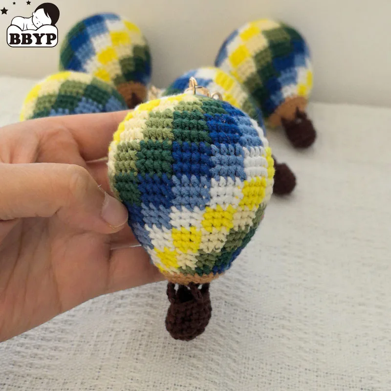 Cute Hot Air Balloon Charm Keychains Cartoon Mini Hand Knitted Car Keyring Lovely Backpack Handbag Pendant Couple Keyholder
Cute Hot Air Balloon Charm Keychains Cartoon Mini Hand Knitted Car Keyring Lovely Backpack Handbag Pendant Couple Keyholder