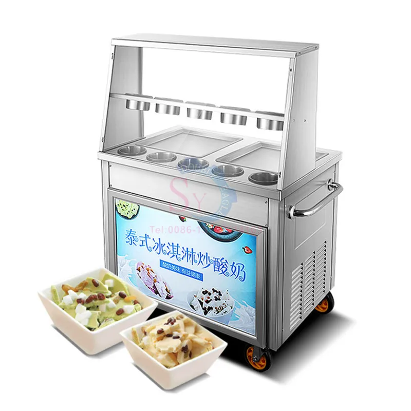 Commercial Yoghurt Ice Frying Machine/Multifunctional Square Pot Ice Cream Rolls Fried Milk Fruit Ice Porridge Equipment
Commercial Yoghurt Ice Frying Machine/Multifunctional Square Pot Ice Cream Rolls Fried Milk Fruit Ice Porridge Equipment