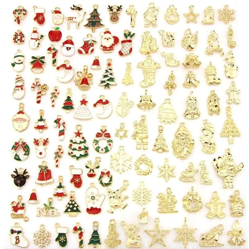 C71B 100Pcs Christmas Drop Oil Charm Pendant Alloy Keychain for DIY Necklace Bracelet
C71B 100Pcs Christmas Drop Oil Charm Pendant Alloy Keychain for DIY Necklace Bracelet
