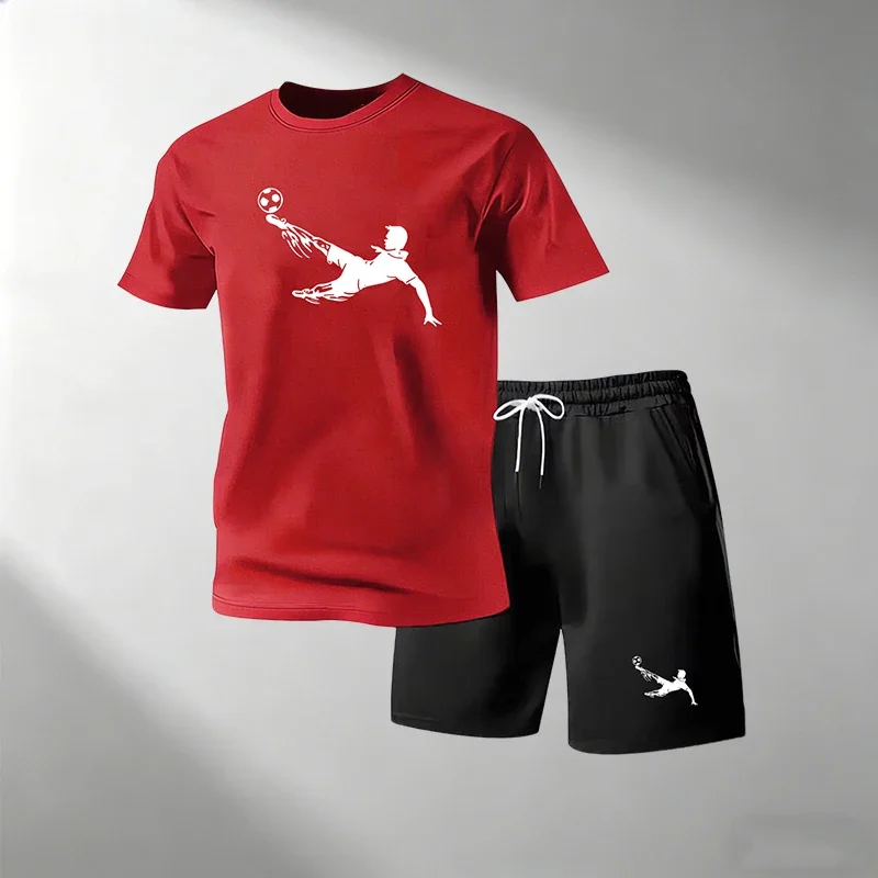 Summer Men's Quick Dry T-Shirts Sets Short Sleeve + Sports Shorts O-Neck Casual Home Outdoor Running Training Suit Hot Sale 2026
Summer Men's Quick Dry T-Shirts Sets Short Sleeve + Sports Shorts O-Neck Casual Home Outdoor Running Training Suit Hot Sale 2026