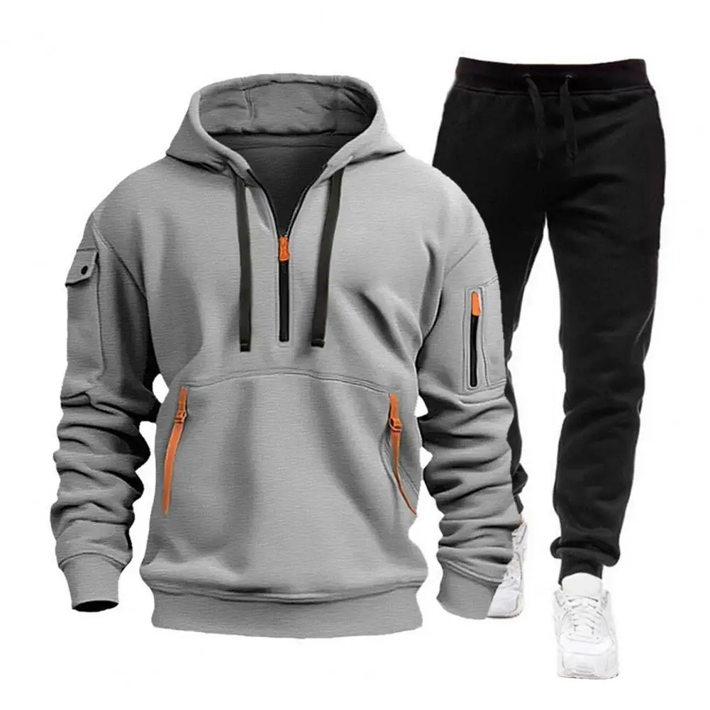 2024 Men Sweatshirt Pants Set Hooded Drawstring Long Sleeve Sport Tops Elastic Waist Long Pants Set Solid Color Baggy Tracksuit
2024 Men Sweatshirt Pants Set Hooded Drawstring Long Sleeve Sport Tops Elastic Waist Long Pants Set Solid Color Baggy Tracksuit