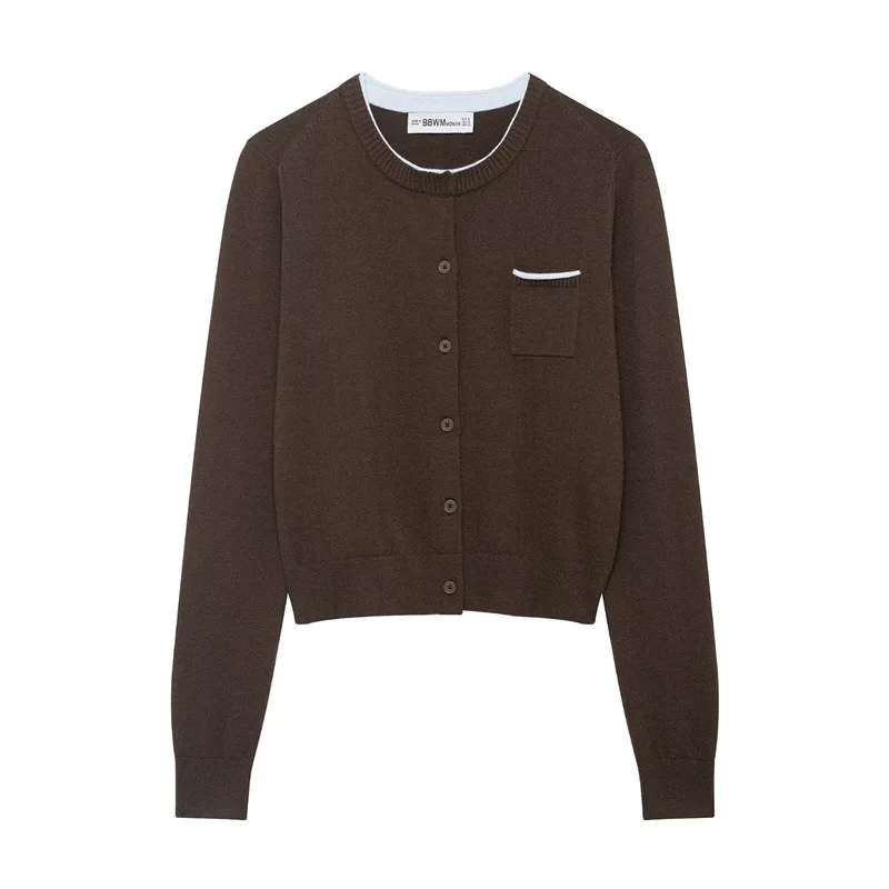 Женский вязаный кардиган KIDCRKJ свободного кроя, весенний, винтажный, коричневый, с круглым вырезом, на пуговицах, универсальная офисная женская вязаная верхняя одежда
Женский вязаный кардиган KIDCRKJ свободного кроя, весенний, винтажный, коричневый, с круглым вырезом, на пуговицах, универсальная офисная женская вязаная верхняя одежда