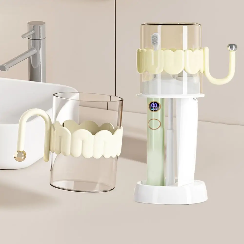 Dustproof Adjustable Toothbrush Holder Plastic with Mouthwash Cup Toothbrush Holder Set Space Saving
Dustproof Adjustable Toothbrush Holder Plastic with Mouthwash Cup Toothbrush Holder Set Space Saving