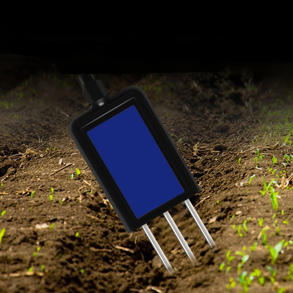 RS485 Soil Moisture Temperature Humidity EC Sensor Detector Plastic Material Size 135x65mm DC 9 24V Power Supply
RS485 Soil Moisture Temperature Humidity EC Sensor Detector Plastic Material Size 135x65mm DC 9 24V Power Supply