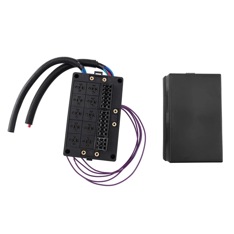 2021 New With Wiring Harness 8-Way Blade Holder + 10-Way Relay Socket Box Dust-Proof For Car RV Marine
2021 New With Wiring Harness 8-Way Blade Holder + 10-Way Relay Socket Box Dust-Proof For Car RV Marine