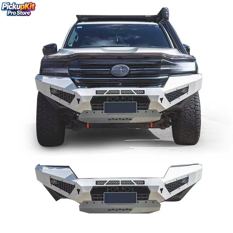 Высококачественный стальной передний бампер (кенгурятник) для пикапа 4x4
Высококачественный стальной передний бампер (кенгурятник) для пикапа 4x4