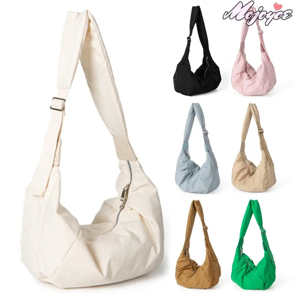 Women Crossbody Bag Casual Nylon Shoulder Bag Fashion Dumpling Bag Large Solid Adjustable Shoulder Straps Ladies Tote Work Bag
Women Crossbody Bag Casual Nylon Shoulder Bag Fashion Dumpling Bag Large Solid Adjustable Shoulder Straps Ladies Tote Work Bag
