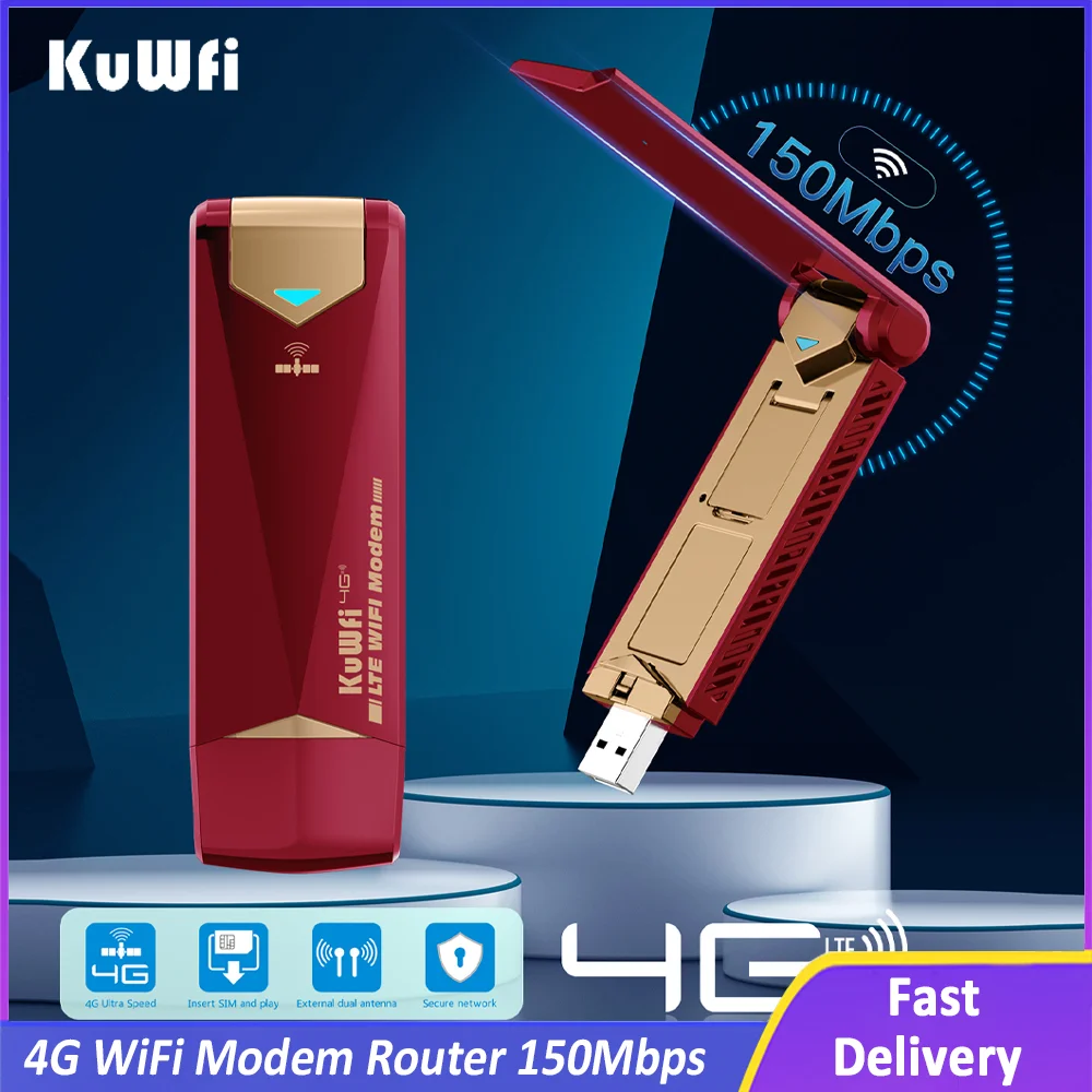 KuWFi 4G Wi-Fi модем марш-рутизатор 150mbps USB ключ мобильный Sim беспроводной адаптер для карты точка доступа мини марш-рутизатор с внешней антенной
KuWFi 4G Wi-Fi модем марш-рутизатор 150mbps USB ключ мобильный Sim беспроводной адаптер для карты точка доступа мини марш-рутизатор с внешней антенной