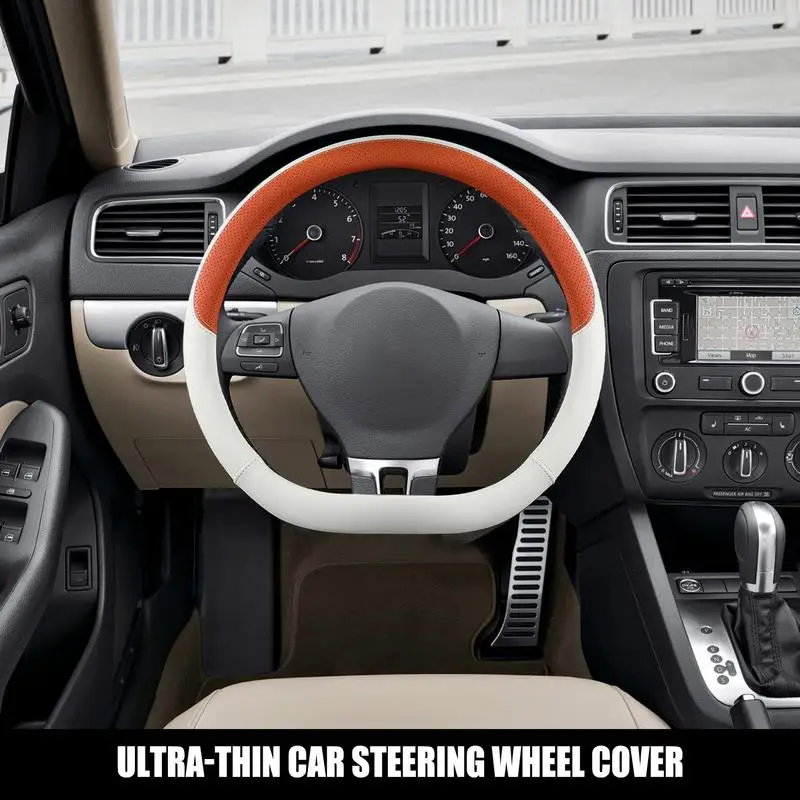 Steering Wheel Protector Thin Steering Sleeve Wrap Sweat-Absorbent Wheel Wrap Non-Slip Cover For Most Vehicles
Steering Wheel Protector Thin Steering Sleeve Wrap Sweat-Absorbent Wheel Wrap Non-Slip Cover For Most Vehicles