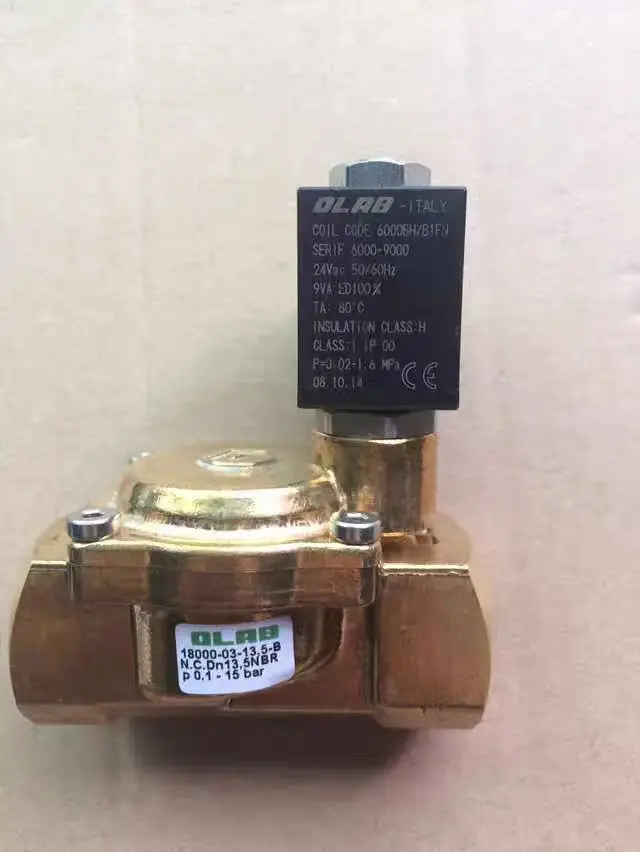 Электромагнитный клапан OLAB, 1/2" EPDM NC, 18000-03-13,5-B
Электромагнитный клапан OLAB, 1/2" EPDM NC, 18000-03-13,5-B