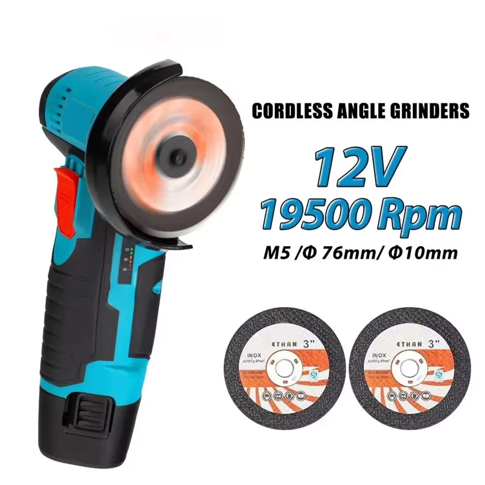 12v Mini Angle Grinder Car Repair Brush Motor Rechargeable For Cutting Diamond Cordless Power Tool Polishing And Grinding
12v Mini Angle Grinder Car Repair Brush Motor Rechargeable For Cutting Diamond Cordless Power Tool Polishing And Grinding