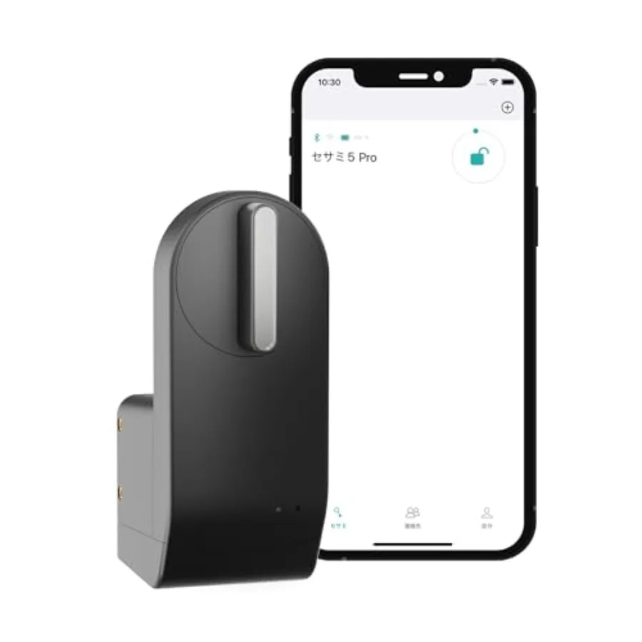 Умный замок 5 Pro: электронный Bluetooth-замок-защелка профессионального уровня с автоматической блокировкой и бесключевым доступом для входной двери, совместимый с вашим существующим замком
Умный замок 5 Pro: электронный Bluetooth-замок-защелка профессионального уровня с автоматической блокировкой и бесключевым доступом для входной двери, совместимый с вашим существующим замком