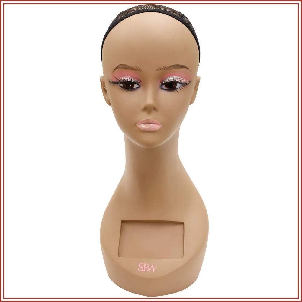 Realistic Mannequin Head for Cosmetology Training, Wig Display with Wig Caps, 18 Inch
Realistic Mannequin Head for Cosmetology Training, Wig Display with Wig Caps, 18 Inch