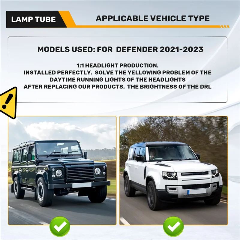 N26R-For Land Rover Defender 2020-2023 DRL Light Guide Plate Light Guide Tube Headlight Daytime Running Light Front
N26R-For Land Rover Defender 2020-2023 DRL Light Guide Plate Light Guide Tube Headlight Daytime Running Light Front