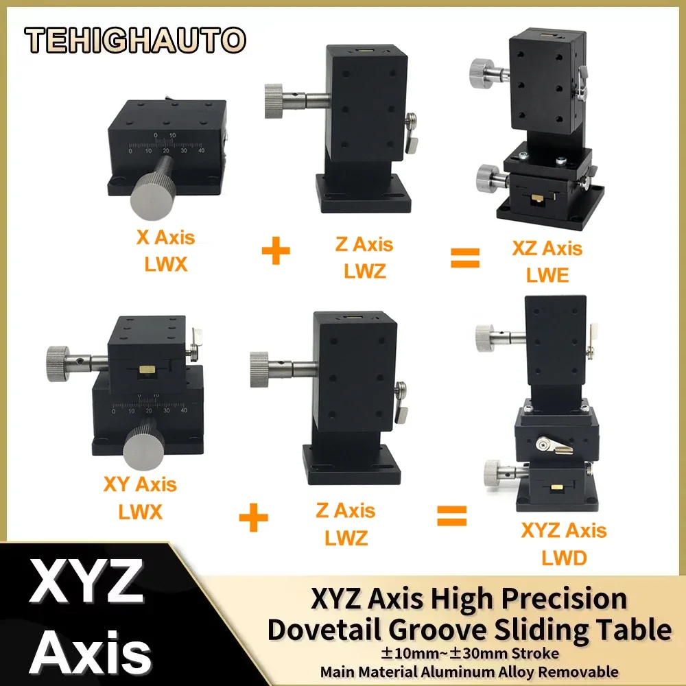 Precision Manual Dovetail Groove Guide Displacement Platform Fine-tuning Platform Knob Adjustment Slider Linear Guide Table
Precision Manual Dovetail Groove Guide Displacement Platform Fine-tuning Platform Knob Adjustment Slider Linear Guide Table