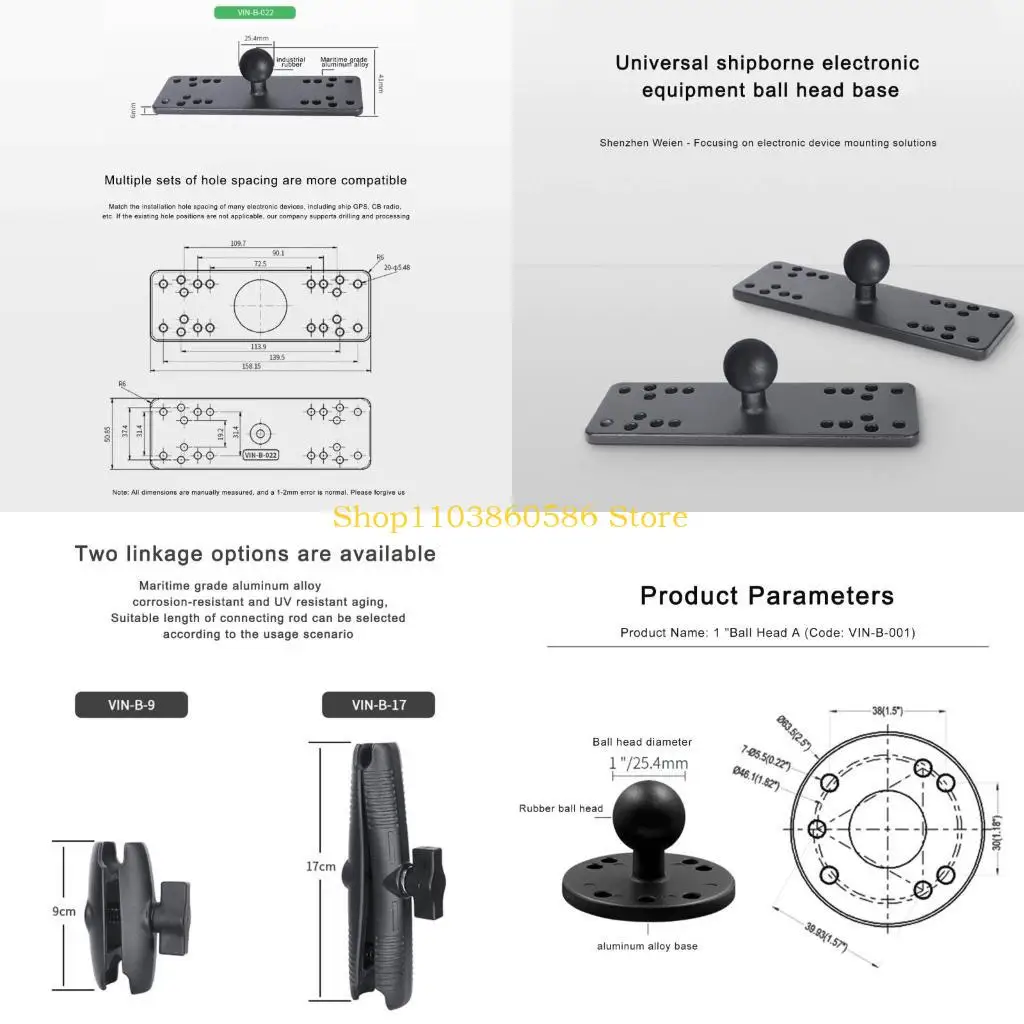 242A Adjustable Fish Finder Holder Plastic Metal Heavy Duty Fish Finder Bracket Anti Corrosion Boat Accessory for Marine
242A Adjustable Fish Finder Holder Plastic Metal Heavy Duty Fish Finder Bracket Anti Corrosion Boat Accessory for Marine