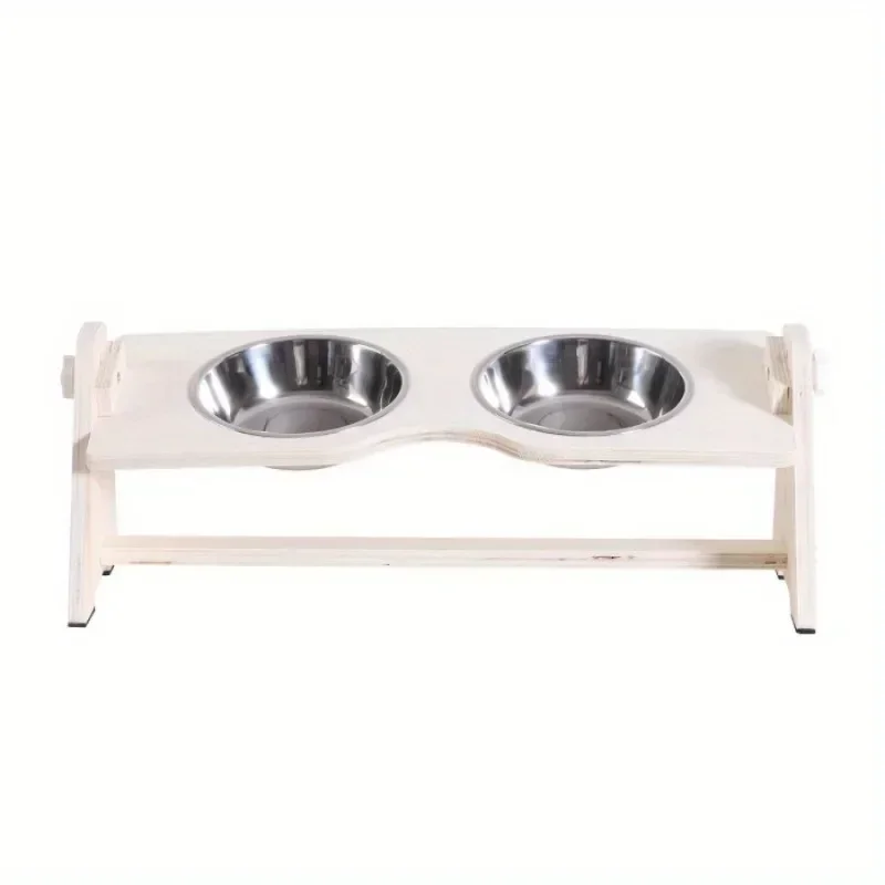 Stainless Steel Pet Bowl Pet Supplies Double Wood Bracket Bowl Adjustable Cat Food Bowl Dog Products Pet Food Feeder
Stainless Steel Pet Bowl Pet Supplies Double Wood Bracket Bowl Adjustable Cat Food Bowl Dog Products Pet Food Feeder