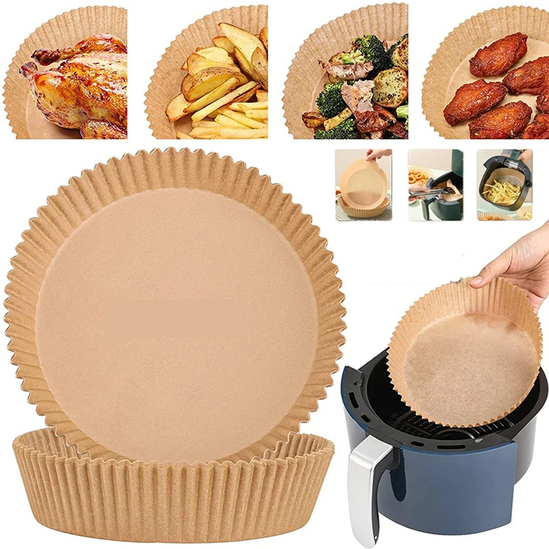 Air Fryer Disposable Paper Liner Non-Stick Oil proof Water Proof Parchment Paper Cooking Baking Paper for Air Fryer Steamer
Air Fryer Disposable Paper Liner Non-Stick Oil proof Water Proof Parchment Paper Cooking Baking Paper for Air Fryer Steamer