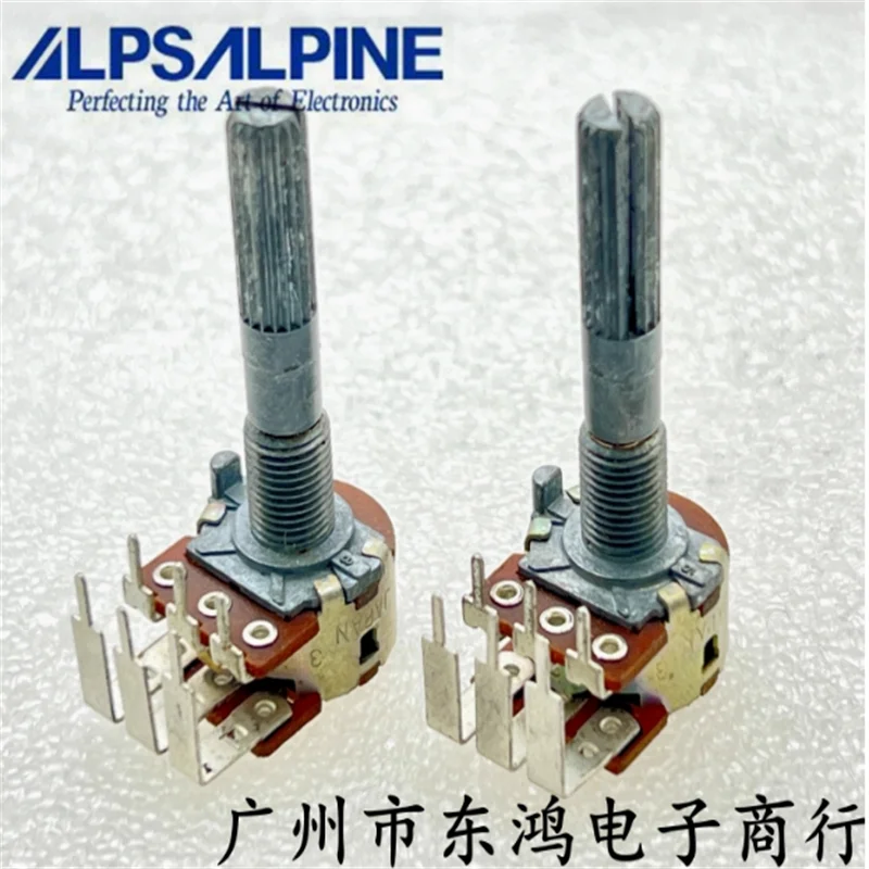 1 PCS ALPS RK163 dual potentiometer internal bending angle B50K × 2 amplifier sound shaft length 35mm
1 PCS ALPS RK163 dual potentiometer internal bending angle B50K × 2 amplifier sound shaft length 35mm