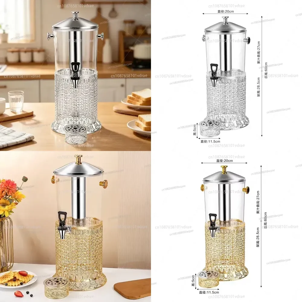 8L Gold Stainless Steel Beverage Dispenser Commercial Catering Equipment for Cold Juice Beverage Plastic
8L Gold Stainless Steel Beverage Dispenser Commercial Catering Equipment for Cold Juice Beverage Plastic