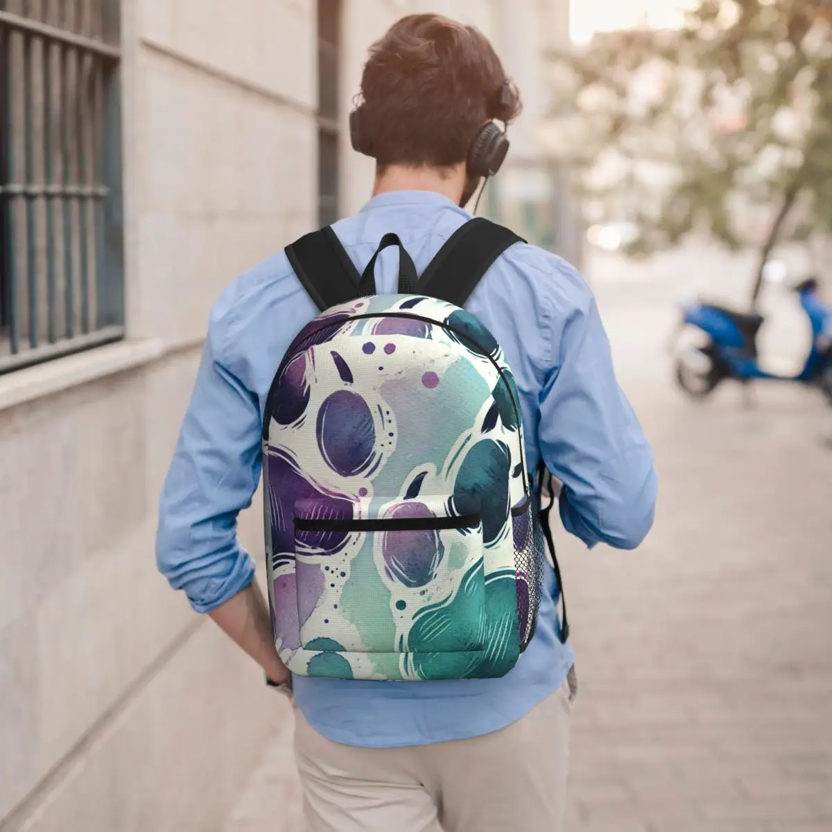 Colorful Dog Paw Watercolor Painting Backpack Student BookBag Kids School Bag Laptop Shoulder Bags for Men Women
Colorful Dog Paw Watercolor Painting Backpack Student BookBag Kids School Bag Laptop Shoulder Bags for Men Women