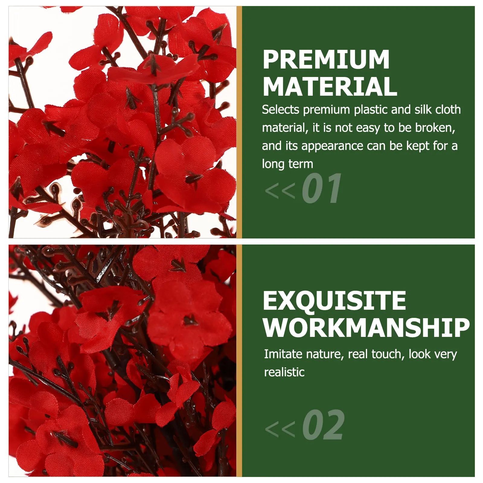 6Pcs Simulated Gypsophila Decoration Creative DIY Silk Cloth Flower Fake Flower Home Ornamental Wedding Photography Prop
6Pcs Simulated Gypsophila Decoration Creative DIY Silk Cloth Flower Fake Flower Home Ornamental Wedding Photography Prop