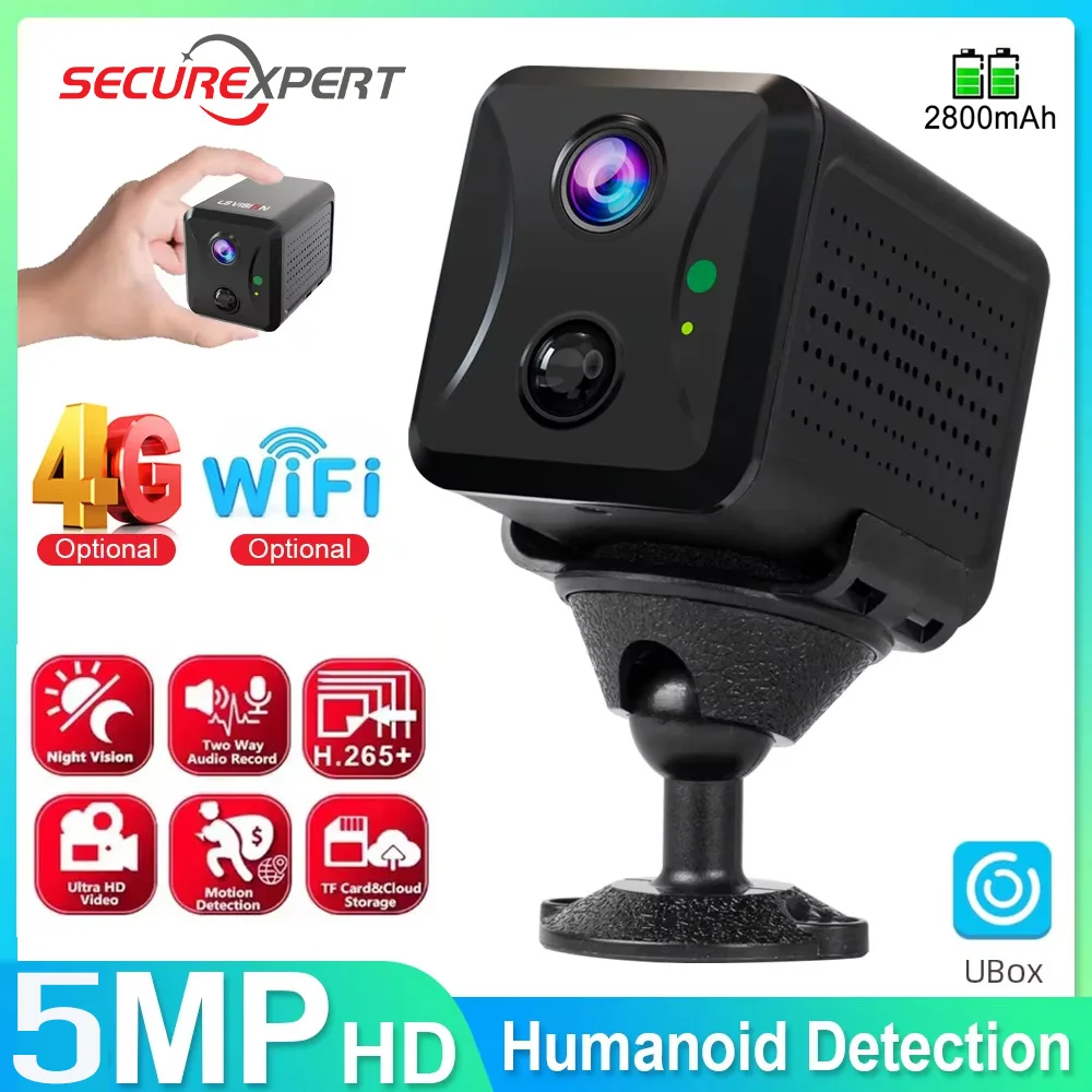 5MP Mini 4G Home Surveillance Cameras Wifi Security Camera Night Baby Monitor Vision CCTV Night Vision Human Motion Detection
5MP Mini 4G Home Surveillance Cameras Wifi Security Camera Night Baby Monitor Vision CCTV Night Vision Human Motion Detection